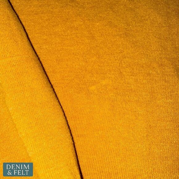 Aviator Nation Aspen Zip Hoodie Mustard Yellow Striped Sleeves Size Large RARE!! - Picture 9 of 15